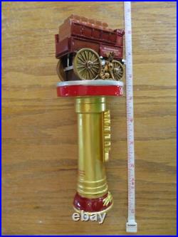 Beer Tap 2018 Budweiser Clydesdale Delivery Dalmatian Dog Wagon Handle Brand New