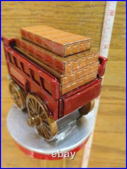 Beer Tap 2018 Budweiser Clydesdale Delivery Dalmatian Dog Wagon Handle Brand New