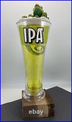 Beer Tap Beer Chameleon Hop On Top IPA Beer Tap Handle Figural Beer Tap Handle