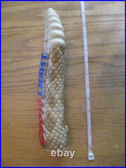 Beer Tap Coors Light Rattlesnake Tail Handle EUC