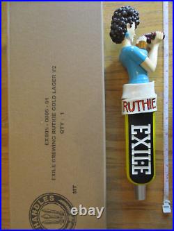 Beer Tap Exile Ruthie Gold Lager Handle Brand New in Original Box