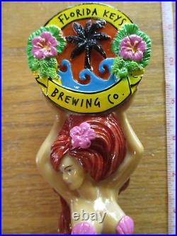 Beer Tap Florida Keys Redhead Mermaid Handle Brand New in Original Box
