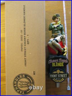 Beer Tap Front Street Cherry Bomb Handle Brand New in Original Box