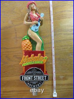 Beer Tap Front Street Hula Girl Mahalo Handle Brand New in Original Box