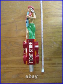 Beer Tap Front Street Hula Girl Mahalo Handle Brand New in Original Box