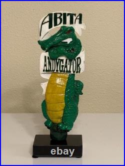 Beer Tap Handle Abita AndyGator Figural Gator Beer Tap Handle