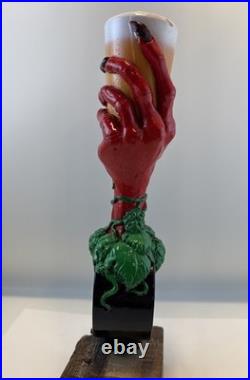 Beer Tap Handle Anheuser Busch Demon's Hop Yard Beer Tap Handle Devil Beer Tap