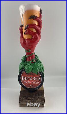 Beer Tap Handle Anheuser Busch Demon's Hop Yard Beer Tap Handle Figural Beer Tap Beer Tap Handle Anheuser Busch Demon's Hop Yard Beer Tap Handle Figural Beer Tap
