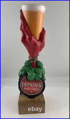 Beer Tap Handle Anheuser Busch Demon's Hop Yard Beer Tap Handle Figural Beer Tap Beer Tap Handle Anheuser Busch Demon's Hop Yard Beer Tap Handle Figural Beer Tap