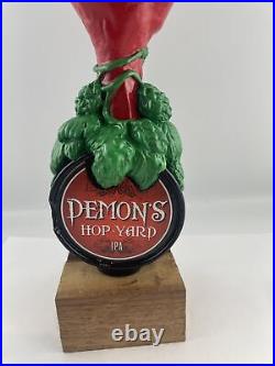 Beer Tap Handle Anheuser Busch Demon's Hop Yard Beer Tap Handle Figural Beer Tap Beer Tap Handle Anheuser Busch Demon's Hop Yard Beer Tap Handle Figural Beer Tap