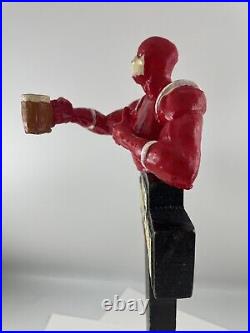 Beer Tap Handle Anti Villain Ale Beer Tap Handle Rare Figural Superhero Beer Tap