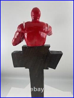 Beer Tap Handle Anti Villain Ale Beer Tap Handle Rare Figural Superhero Beer Tap