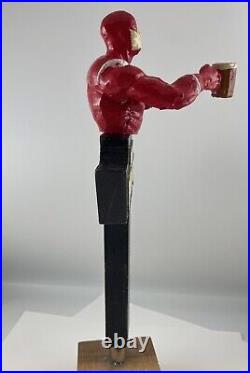 Beer Tap Handle Anti Villain Ale Beer Tap Handle Rare Figural Superhero Beer Tap