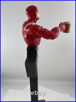 Beer Tap Handle Anti Villain Ale Beer Tap Handle Rare Figural Superhero Beer Tap