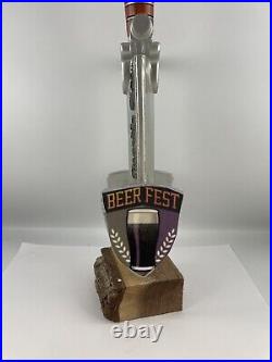 Beer Tap Handle Arcadia Ales Beer Fest Beer Tap Handle Figural Sword Tap Handle