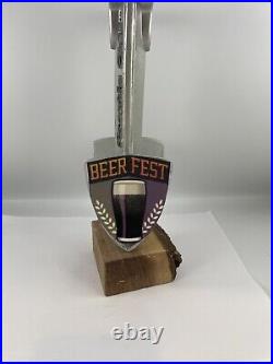Beer Tap Handle Arcadia Ales Beer Fest Beer Tap Handle Figural Sword Tap Handle