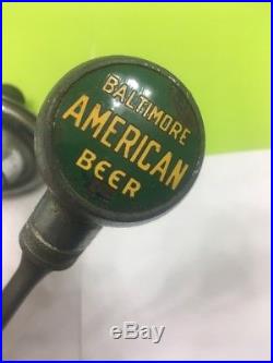 Beer Tap Handle Baltimore American Beer Knob Baltimore American Beer Tap Handle