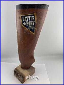 Beer Tap Handle Battle Born Beer Tap Handle Figural Gun Draft Beer Tap Handle