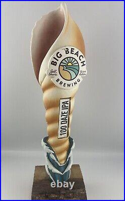 Beer Tap Handle Big Beach 100 Daze IPA Beer Tap Handle Figural Seashell Beer Tap Beer Tap Handle Big Beach 100 Daze IPA Beer Tap Handle Figural Seashell Beer Tap