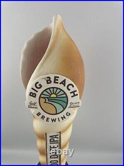 Beer Tap Handle Big Beach 100 Daze IPA Beer Tap Handle Figural Seashell Beer Tap Beer Tap Handle Big Beach 100 Daze IPA Beer Tap Handle Figural Seashell Beer Tap