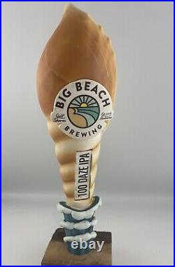 Beer Tap Handle Big Beach 100 Daze IPA Beer Tap Handle Figural Seashell Beer Tap Beer Tap Handle Big Beach 100 Daze IPA Beer Tap Handle Figural Seashell Beer Tap
