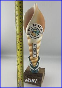 Beer Tap Handle Big Beach 100 Daze IPA Beer Tap Handle Figural Seashell Beer Tap Beer Tap Handle Big Beach 100 Daze IPA Beer Tap Handle Figural Seashell Beer Tap