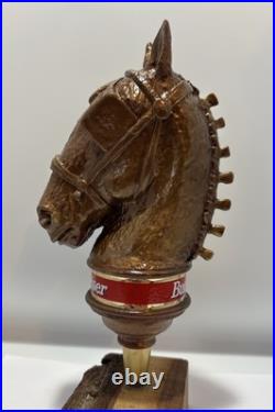 Beer Tap Handle Budweiser Beer Tap Handle Figural Budweiser Horse Tap Handle