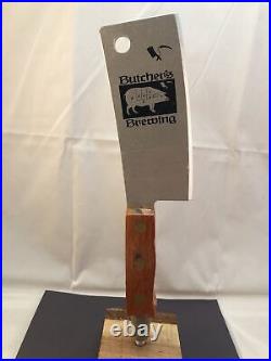 Beer Tap Handle Butcher's Hefeweizen Beer Tap Handle Figural Knife Tap Handle