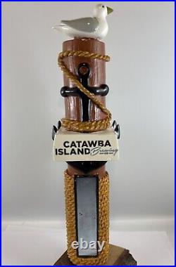 Beer Tap Handle Catawba Island Walleye IPA Beer Tap Handle Figural Bird Beer Tap