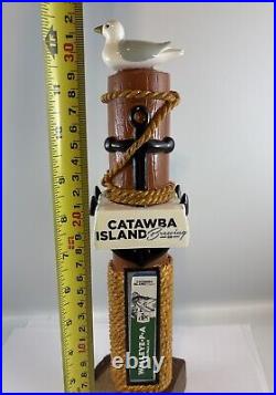 Beer Tap Handle Catawba Island Walleye IPA Beer Tap Handle Figural Bird Beer Tap