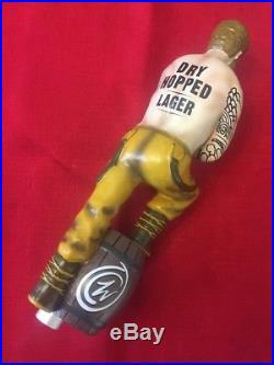 Beer Tap Handle Charlie Wells Dry Hopped Lager Beer Tap Handle Figural Beer Tap
