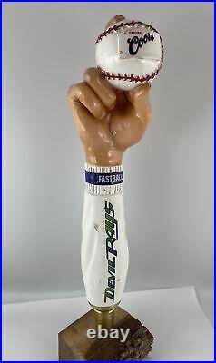 Beer Tap Handle Coors Devil Rays Draft Beer Tap Handle Figural Baseball Beer Tap