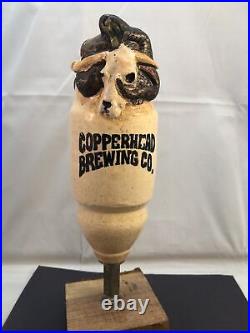 Beer Tap Handle Copperhead Brewing Beer Tap Handle Rare Figural Snake Tap Handle