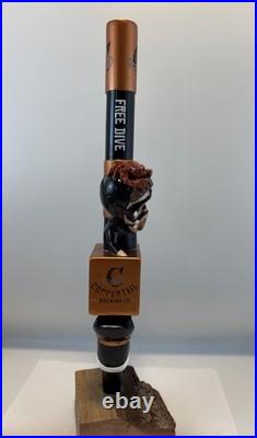 Beer Tap Handle Coppertail Free Dive Beer Tap Handle Figural Beer Tap Handle A