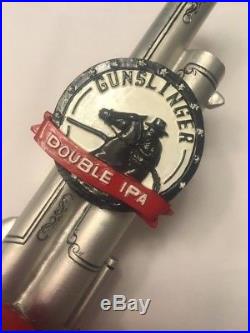Beer Tap Handle Crown Valley Gunslinger Beer Tap Handle Rare Figural Gun Tap