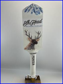Beer Tap Handle Elk Head Licorice Porter Beer Tap Handle Figural Beer Tap Handle