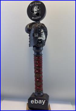 Beer Tap Handle Evil Czech Brewing Beer Tap Handle Figural Viking Tap Handle