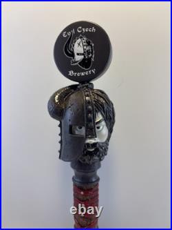 Beer Tap Handle Evil Czech Brewing Beer Tap Handle Figural Viking Tap Handle