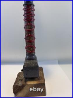 Beer Tap Handle Evil Czech Brewing Beer Tap Handle Figural Viking Tap Handle