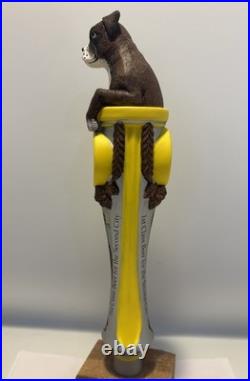 Beer Tap Handle Four Paws Brindle Ale Beer Tap Handle Rare Figural Tap Handle
