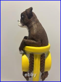 Beer Tap Handle Four Paws Brindle Ale Beer Tap Handle Rare Figural Tap Handle