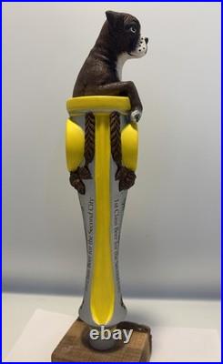 Beer Tap Handle Four Paws Brindle Ale Beer Tap Handle Rare Figural Tap Handle