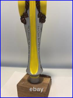 Beer Tap Handle Four Paws Brindle Ale Beer Tap Handle Rare Figural Tap Handle