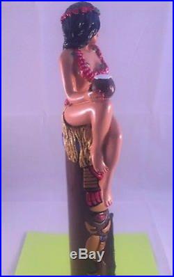 Beer Tap Handle Gingers Poi-Fect Lei IPA Beer Tap Handle Rare Figural Sexy Girl