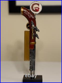 Beer Tap Handle Goliad Brewery Gun Tap Handle RARE Beer Tap Handle Goliad Brewery Gun Tap Handle RARE