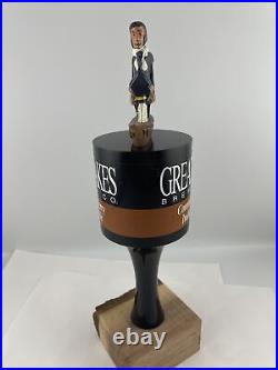 Beer Tap Handle Great Lakes Commodore Perry IPA Beer Tap Handle Figural Beer Tap