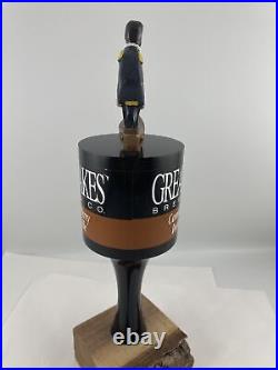 Beer Tap Handle Great Lakes Commodore Perry IPA Beer Tap Handle Figural Beer Tap