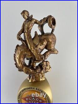 Beer Tap Handle Great Northern Black Star Beer Tap Handle Figural Rodeo Beer Tap