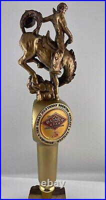 Beer Tap Handle Great Northern Black Star Beer Tap Handle Figural Rodeo Beer Tap
