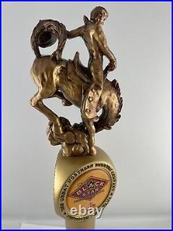 Beer Tap Handle Great Northern Black Star Beer Tap Handle Figural Rodeo Beer Tap